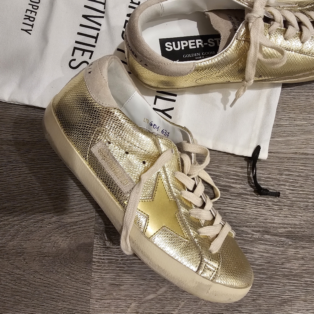 Golden goose super star size 6 gold - Picture 9 of 15